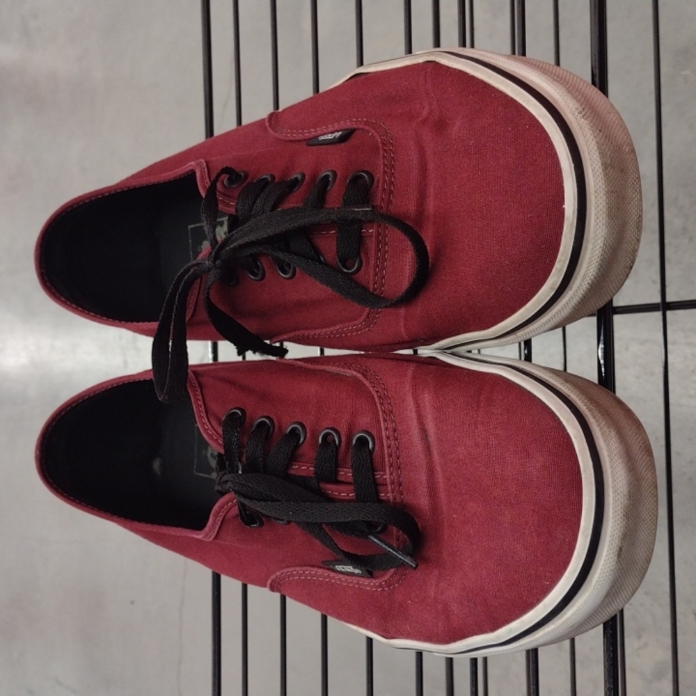 Men's Maroon Vans sz 13